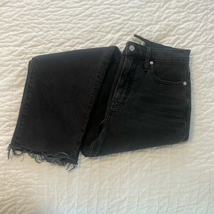 Madewell black jeans size 26